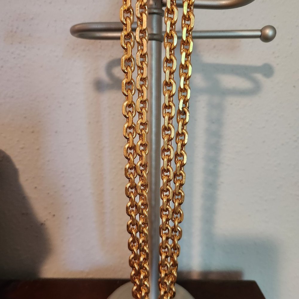 Tory Burch Long Chunky Gold Chain